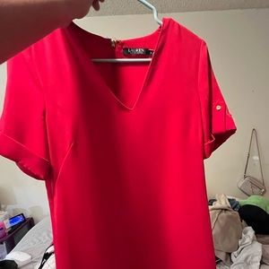 Red Ralph Lauren dress